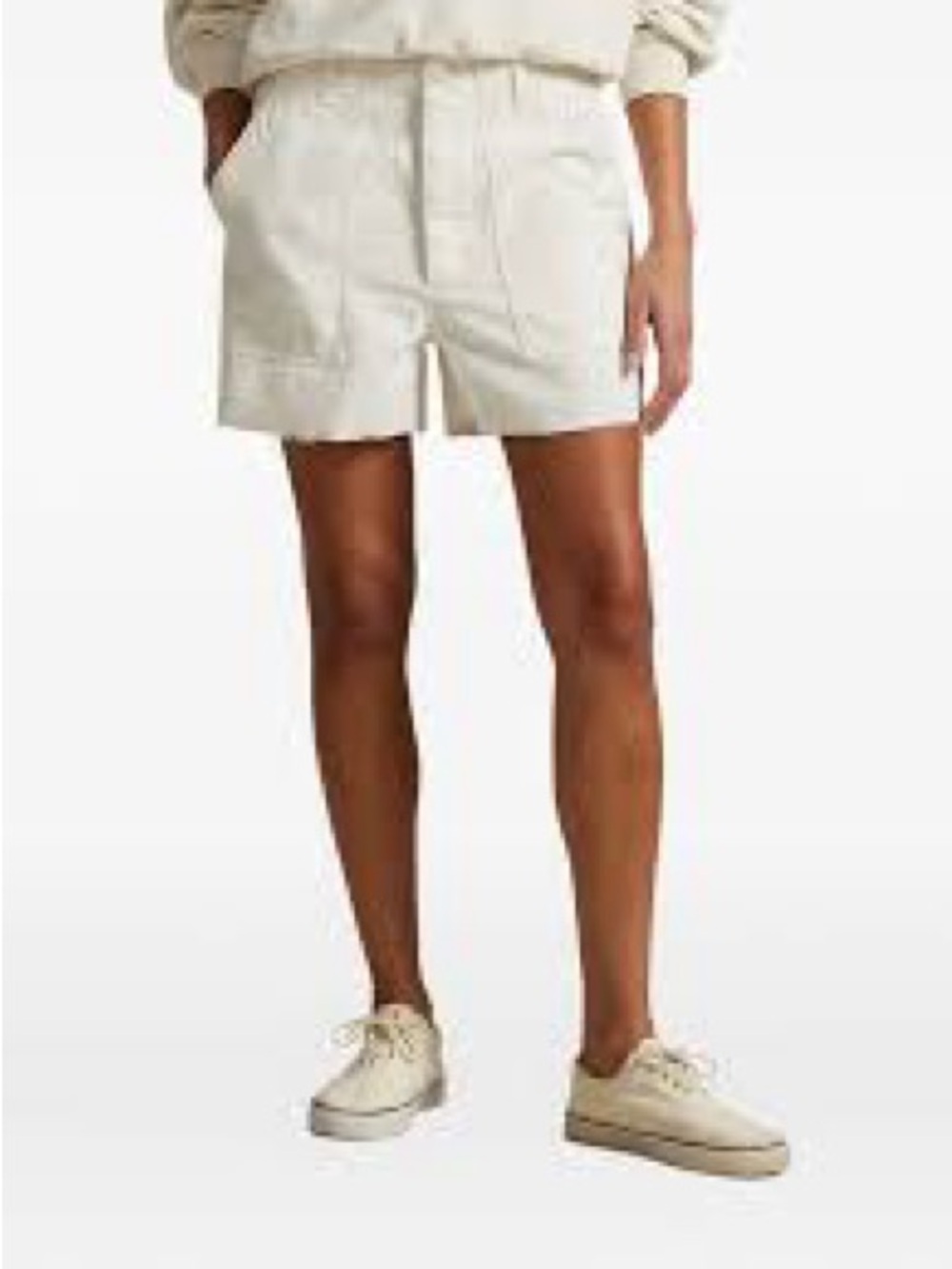 Polo by Ralph Lauren Cream High-Rise Women's Bermudas